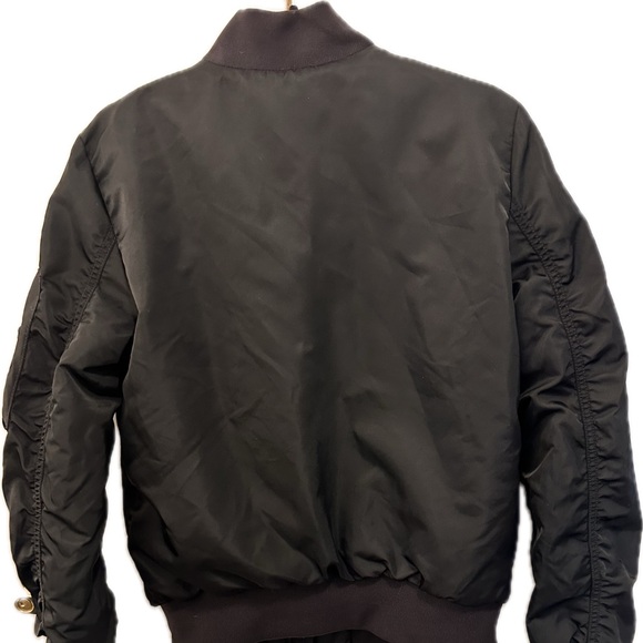 Aritzia The Group Babaton Gilman Black Bomber Jacket Size XS - Picture 2 of 8
